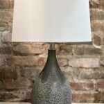 grey texture lamp